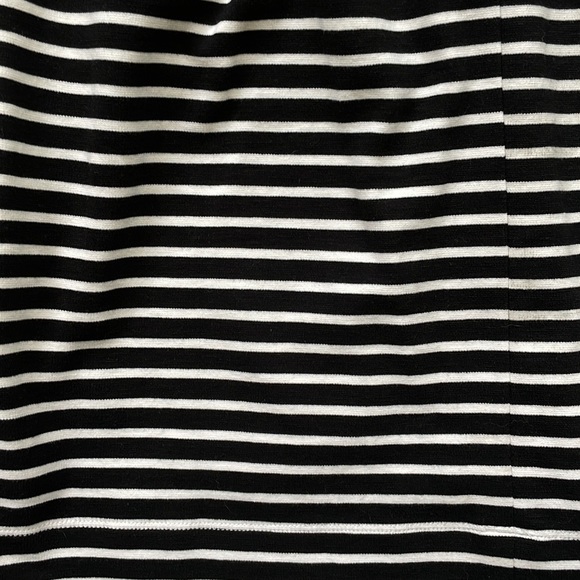 J. Crew Factory Black & White Striped Dress - Picture 3 of 3